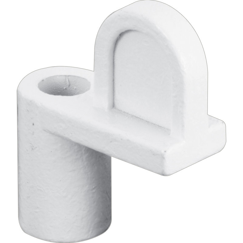 Prime-Line Diecast Zinc Offset Window Screen Clip, White, 4.75" H x 1.85" W x 0.65" D