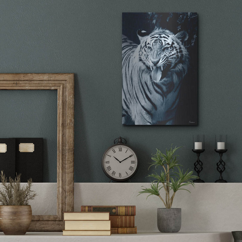 «White Tiger 2» par Gordon Semmens, H 16 po x l 12 po