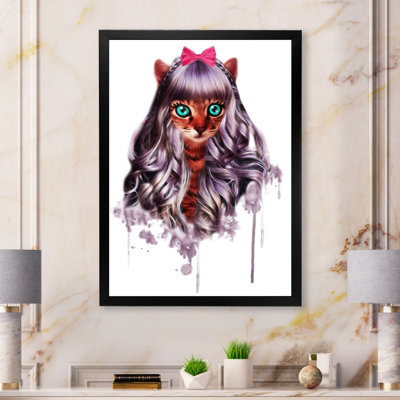 Cartoon Cat In A Wig " Cartoon Cat In A Wig "