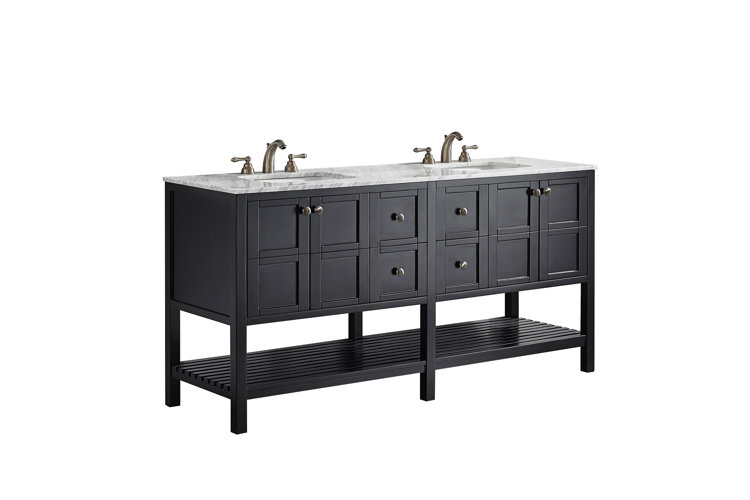 Caldwell 72" Double Bathroom Vanity Set