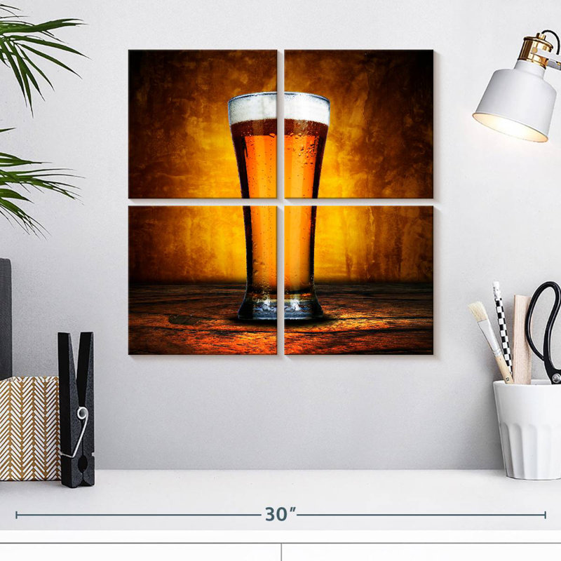 Grand verre de bière Yarlin, H 18 po x l 18 po
