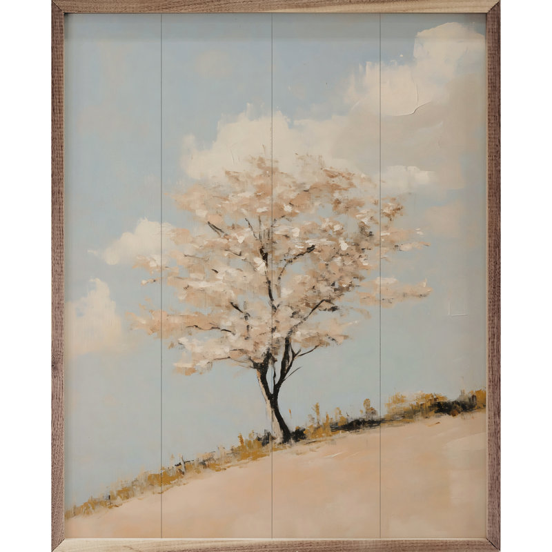 Lone Blossomed Tree By Franklyn Gregory, 40" H x 32" W