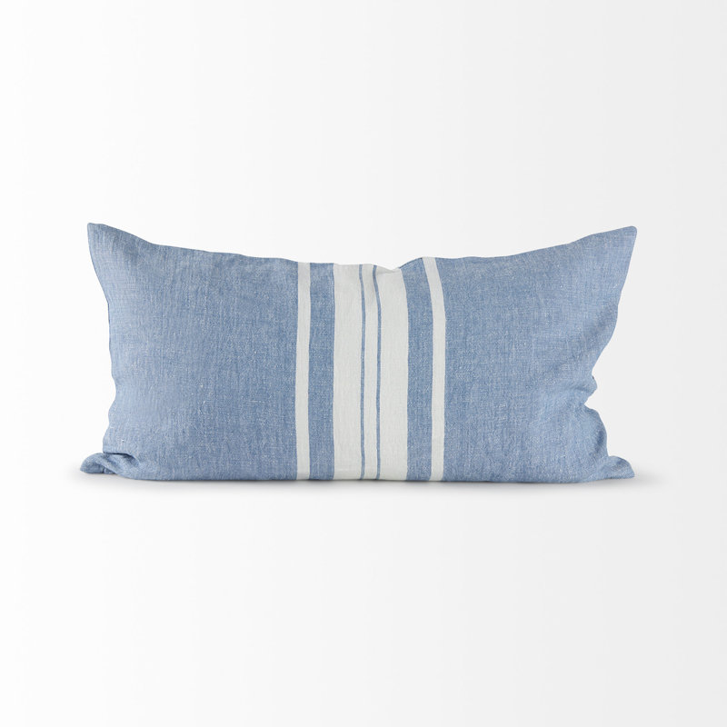Brigitta Striped Linen Pillow Cover