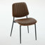 Ensemble de chaises en similicuir rétro Mid-Century-235632684