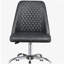 Chaise de bureau réglable grise et chromée