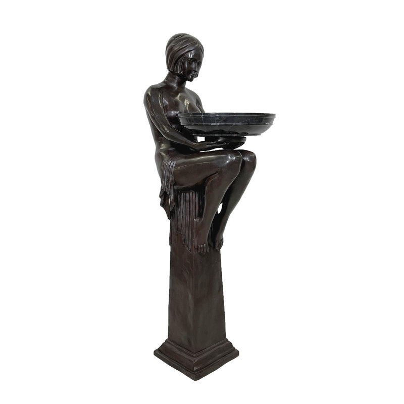 Bronze Garden Statue