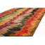 Wool Abstract Area Rug in Red
