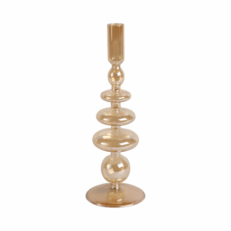 Candlestick Candle Holder, Gold