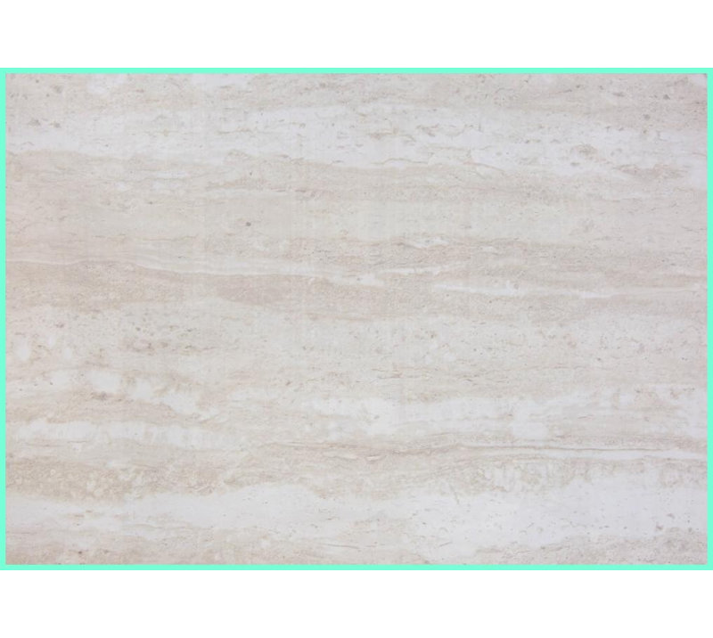 Spacious Beige Marble-Look Coffee Table with Gold Metal Drawer, Contemporary Living Room/ Bedroom Décor