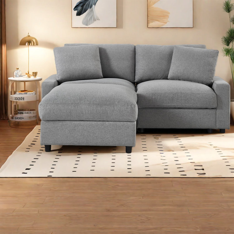Space-saving Sectionals With Storage, Polyester Modular Sofa For Modern Living Room