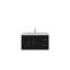 Ensemble de meuble-lavabo simple mural de 42 po Carliss-1366330671-1366330674