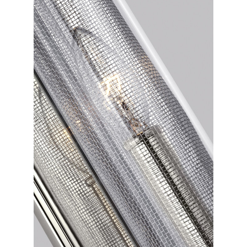 Silo 1 - Light Candle Wall Light, Polished Nickel