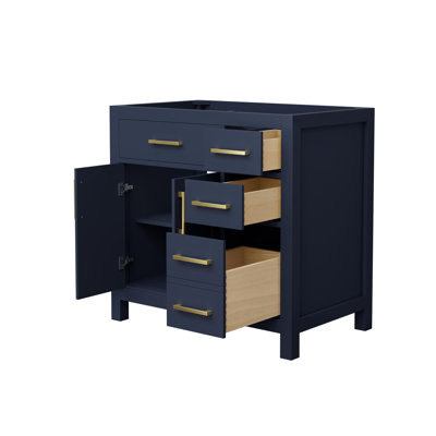 Beckett 35.25" Freestanding Single Bathroom Vanity Base Only