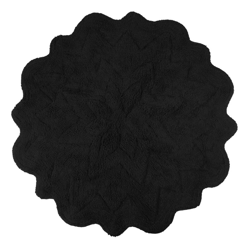 Nava Non-Slip Bath Rug, Black