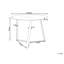 Eyva Round Glass Top Dining Table with Iron Base