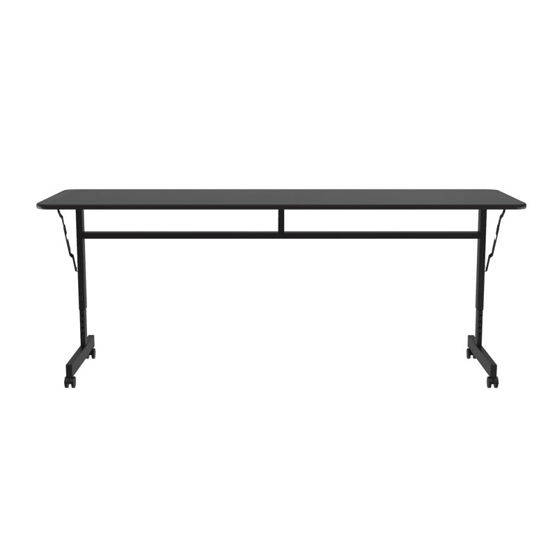 Table de hauteur réglable à roulettes avec roulettes, H 31 po x L 60 po x l 24 po