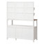 Potting Bench With Hutch, Garden Workstation With 2 Shelves, Garden Cabinet, Accent Cabinet