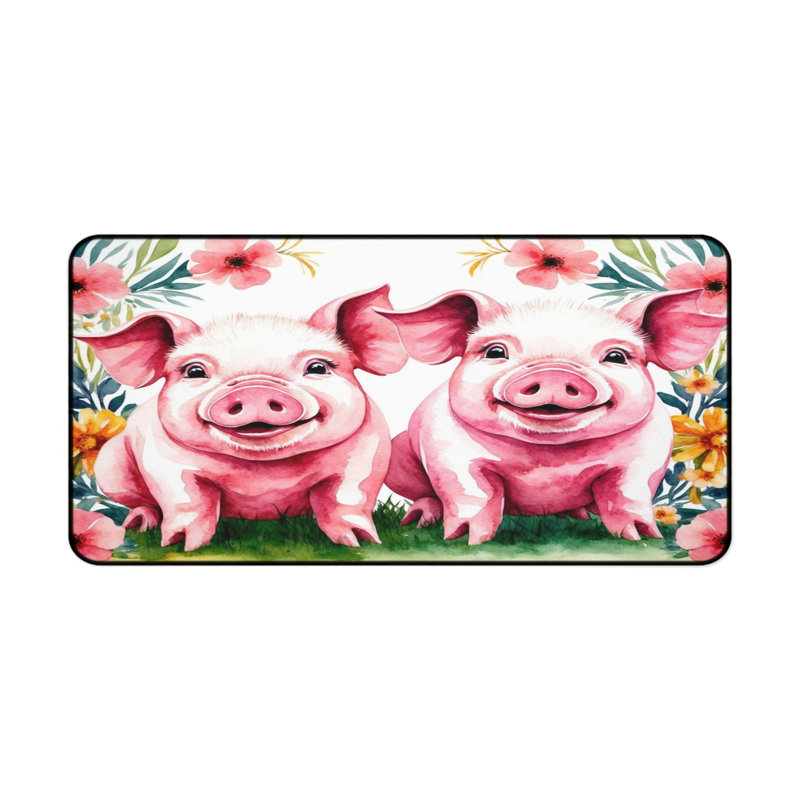 Polyester Desk Pad, 14.4x12.1