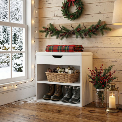 Marzia 6 Pair Shoe Storage Bench