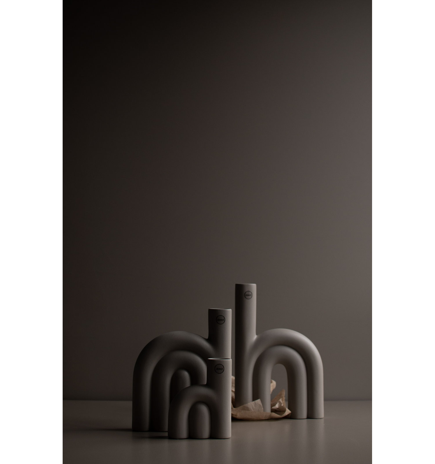 Table Vase, Gray