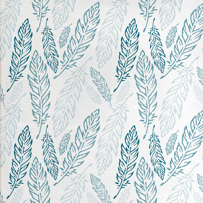 Tissu de plumes à allure grunge, l 58 po x L 72 po
