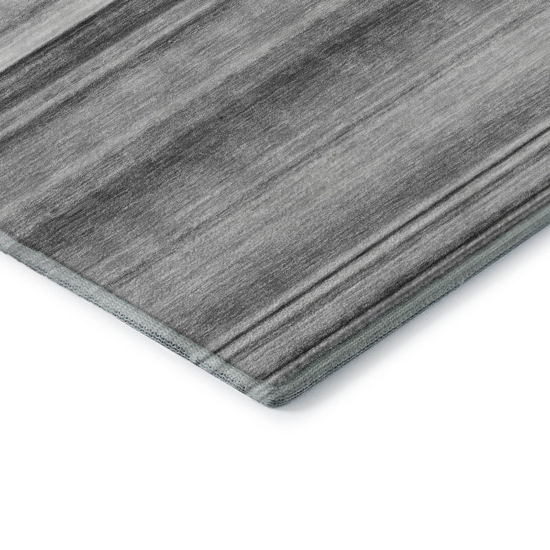 Premium Machine Washable Cerrito AMF529 Gray Rug, Runner 2'3" x 7'6"