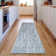Premium Machine Washable Prisco Blue Rug
