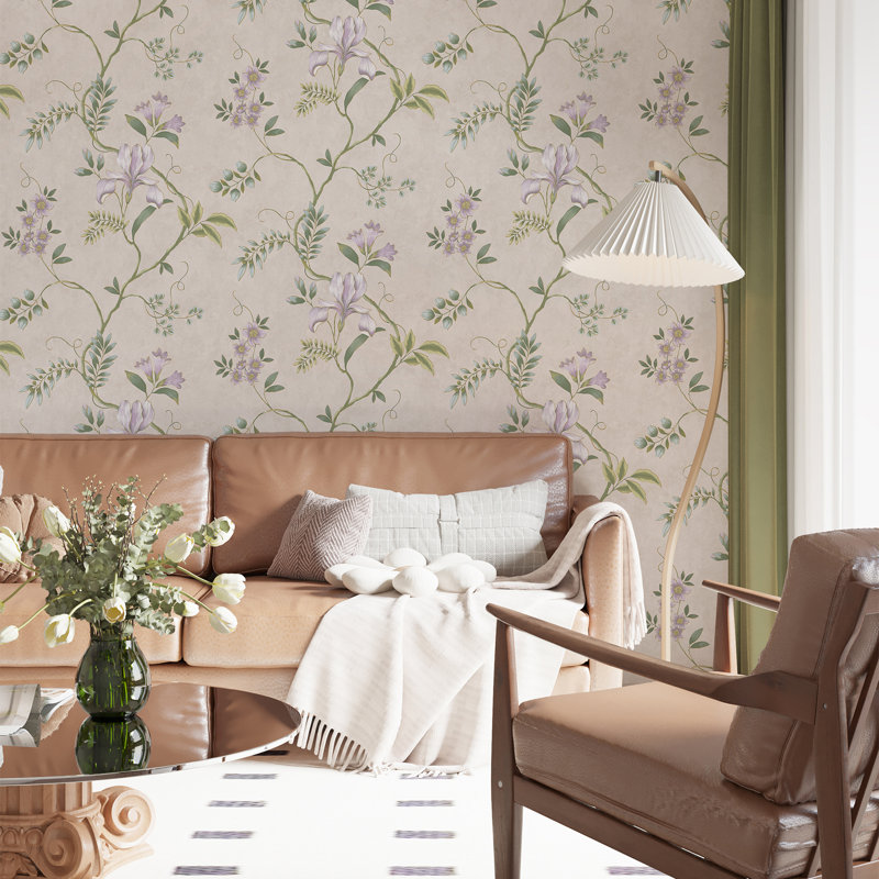 10.05m x 53cm Matte Wallpaper Roll, Beige