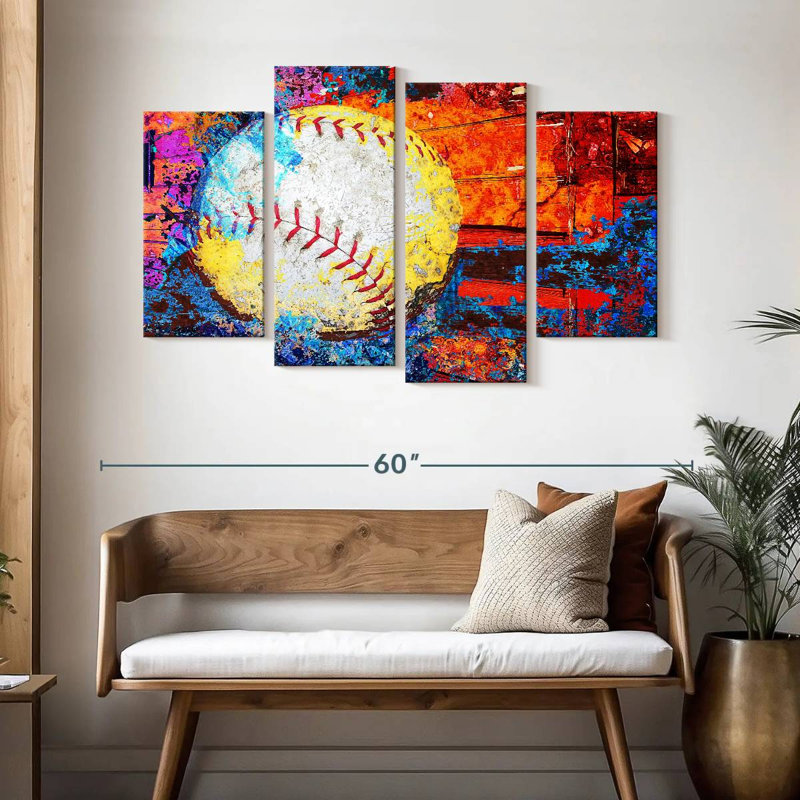 Sireci Baseball Energy, 32" H x 52" W