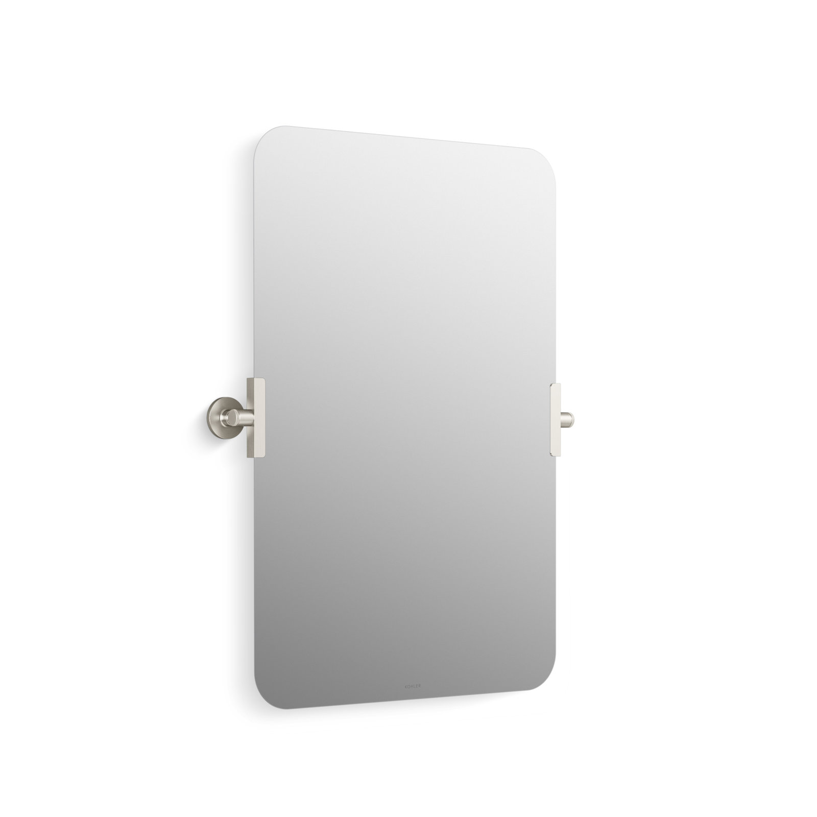 Castia 20" Accent Mirror, Vibrant Brushed Nickel