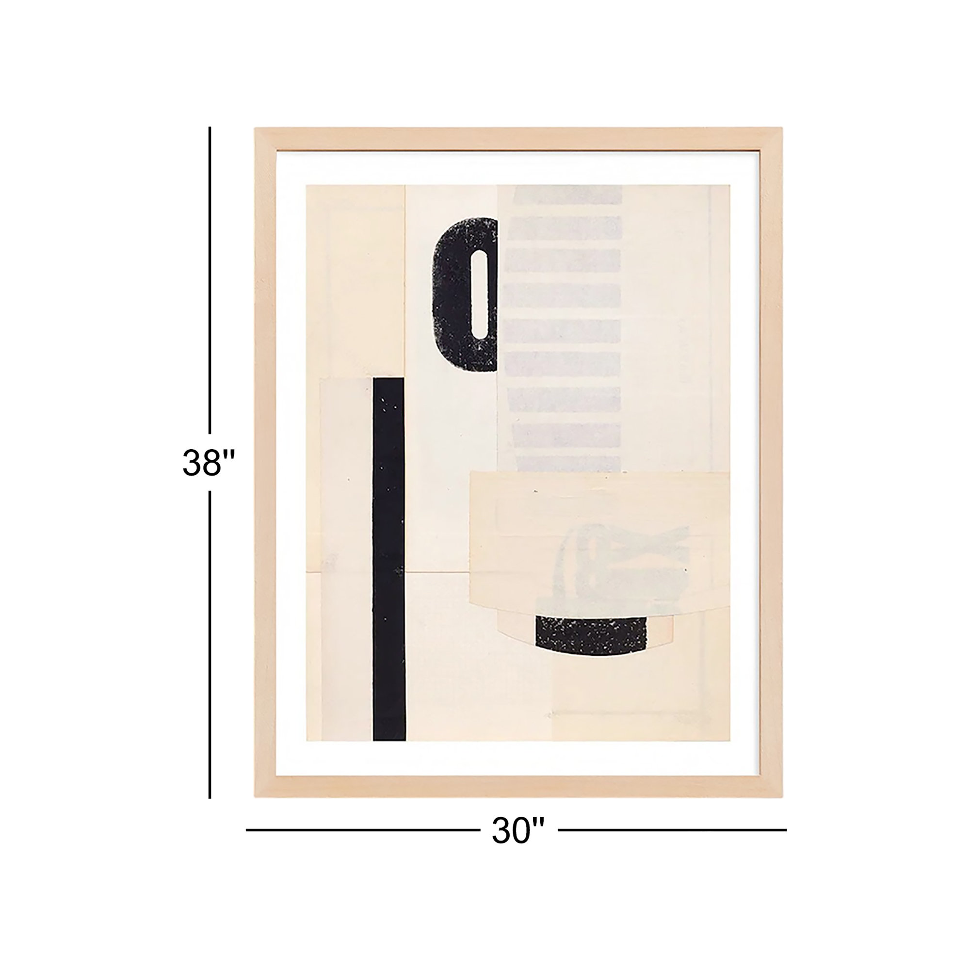 Keep Playing, 38" H x 30" W x 1.25" D, Maple