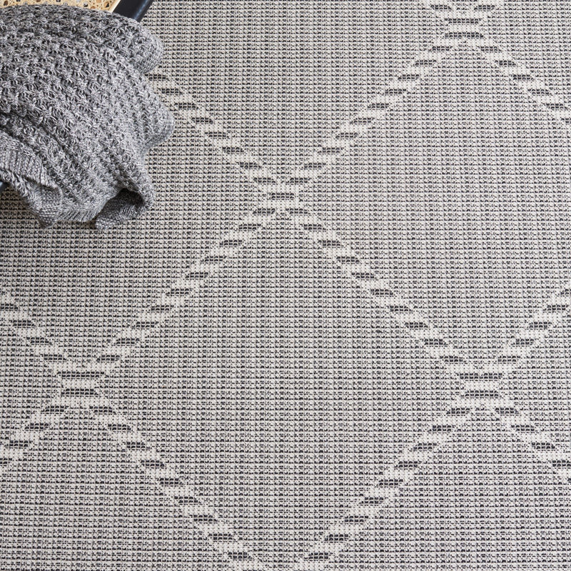 Belniak Performance Geometric Rug, Square 6'4"