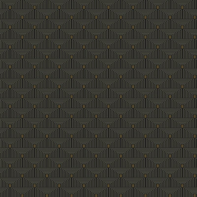 Boutique Metallic Geometric Key Wallpaper Roll