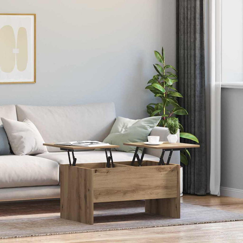 Coffee Table with Storage, Artisan Oak
