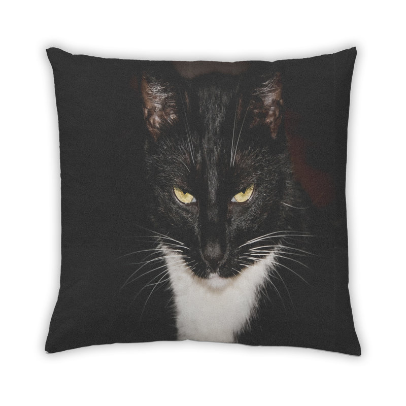 Coussin 43 chats, Microsuède