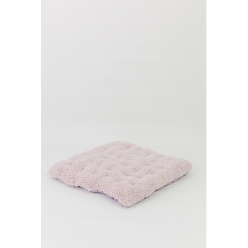 Matelas de jeu The Blue Denim The Llama, 40 po x 40 po, Eau de rose
