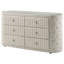 Commode rembourrée 6 tiroirs Yewle