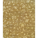 Himalayan Floral Area Rug in Brown