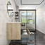 Ensemble de meuble-lavabo mural simple 30 po-70056048
