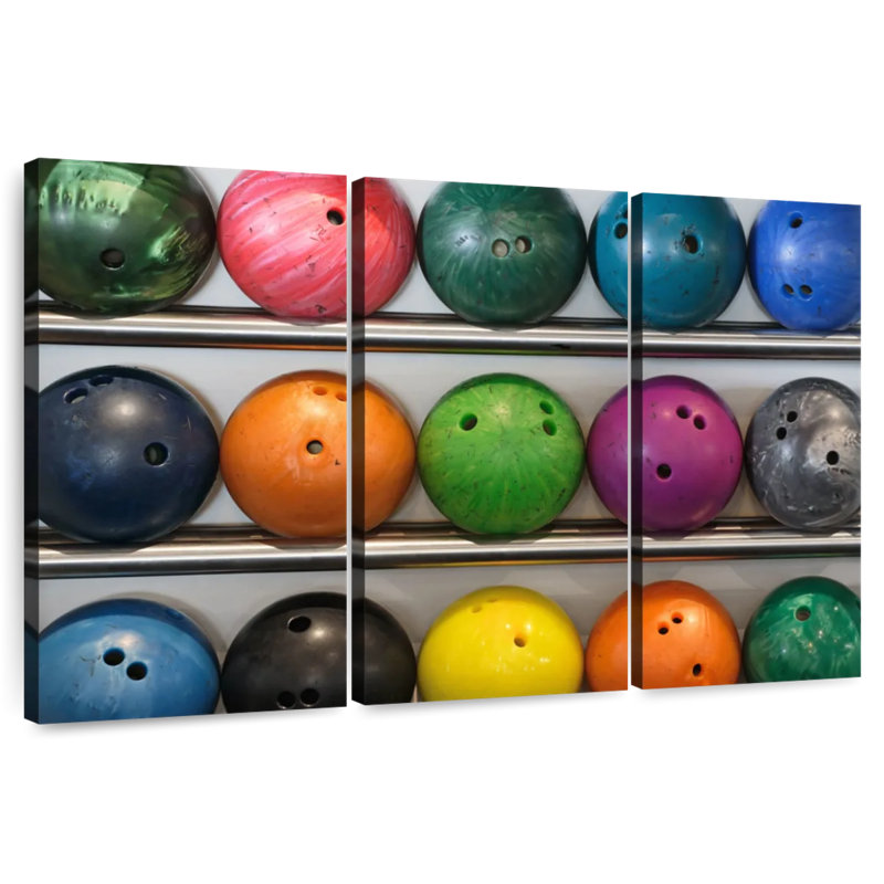Sireci Bowling Balls, 36" H x 57" W