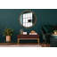 Huldar Glass Flat Wall Mirror