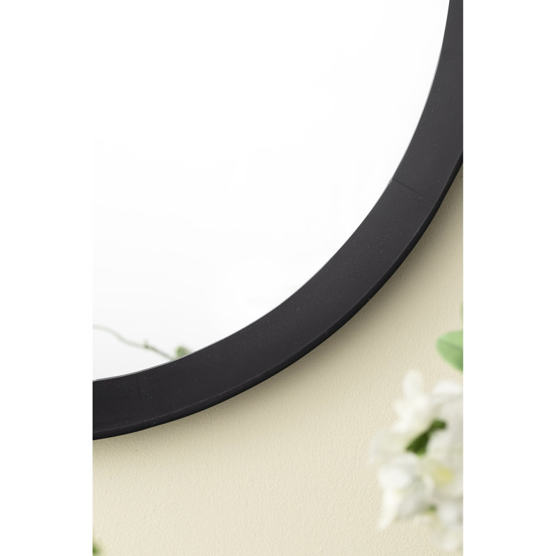 Miroir mural en bois de manguier et en verre de 19,8 po x 19,8 po x 1,3 po - poids de 4,8 lb, rehaussant l'apparence de la pièce