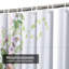 Rideau de douche imperméable avec 12 crochets Rose Bloom Spring Blossom-1486003374