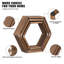 6 Piece Solid Wood Accent Shelf-1523267315