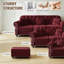 Petit fauteuil d'appoint rembourré avec repose-pieds Mid-Century-1858425229