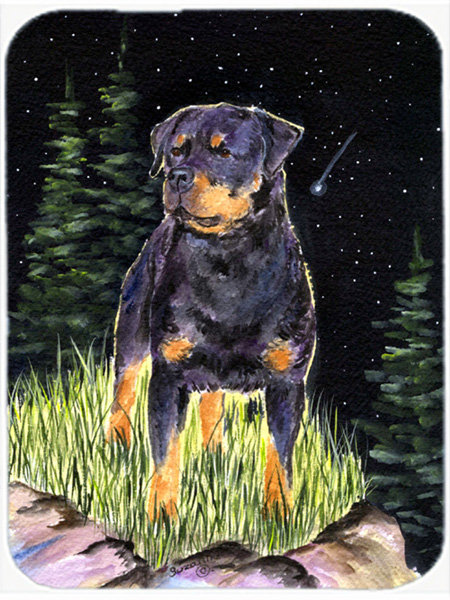 Red Barrel Studio® Bernadeta Rottweiler Glass Cutting Board
