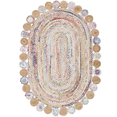 Rubenstein Hand Woven Jute, Cotton Abstract Rug