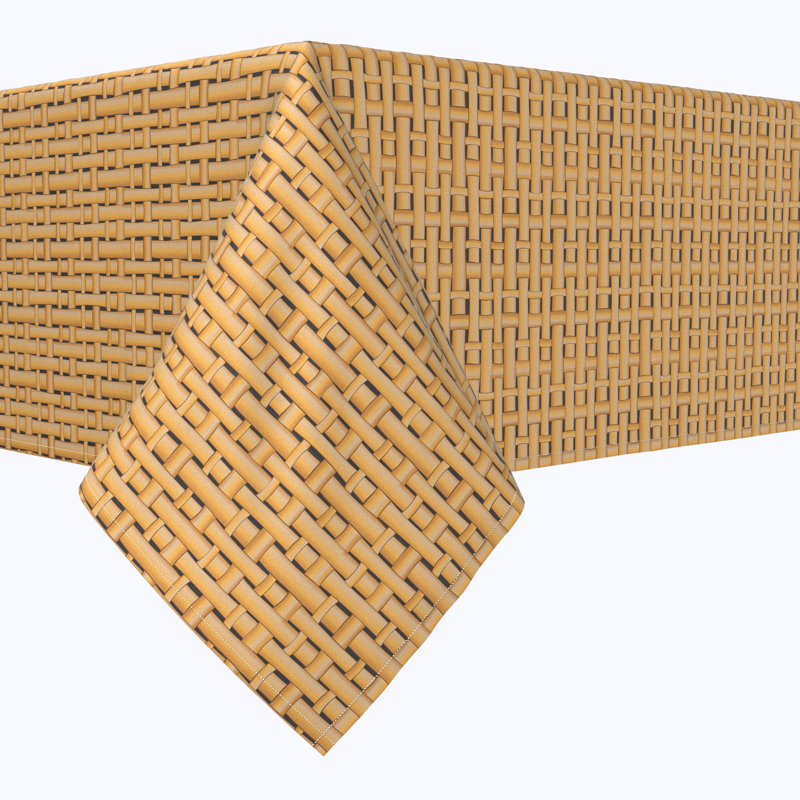 Wafford Geometric Tablecloth, 104" x 60"