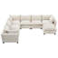 Canapé modulaire modulaire en chenille avec repose-pieds de rangement mobile-2011886415