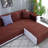 Box Cushion Sofa Slipcover-223576742